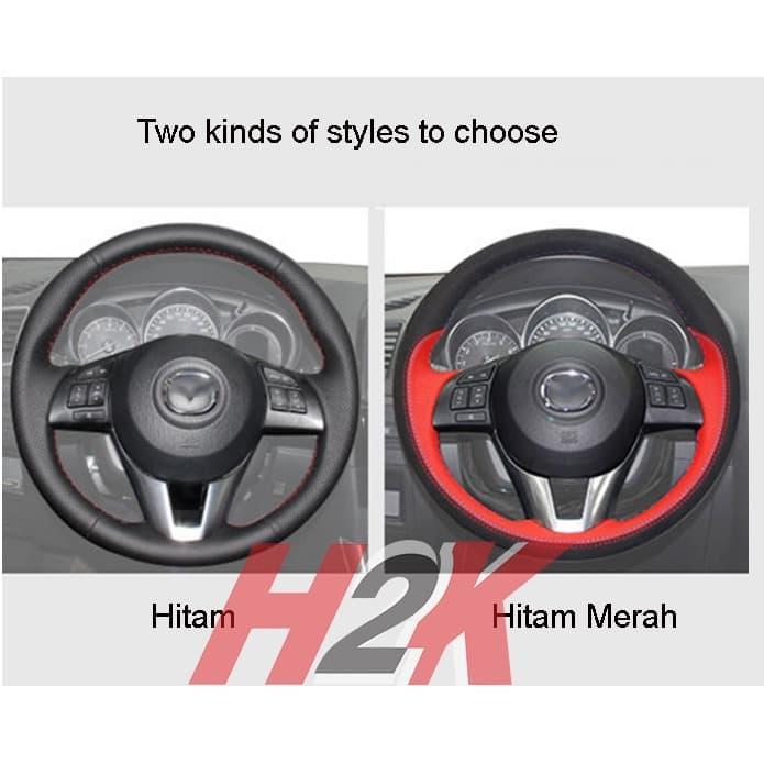 Cover Steer Mazda Cx5 - Cover Steering Kulit - Leather - Mazda Cx5