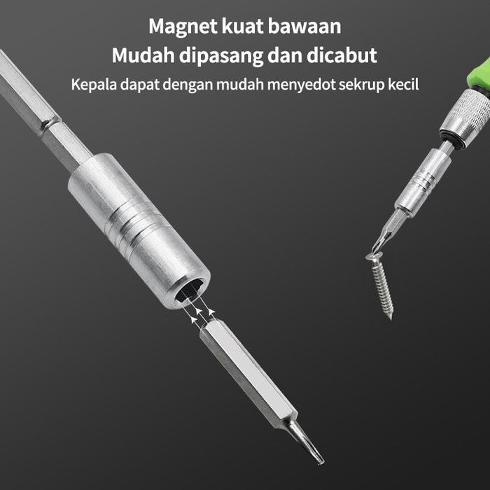 Krisbow - Obeng Set 32in1 obeng hp/ SerbaGuna Magnetic Screwdrivers Repair tool for Smartphone