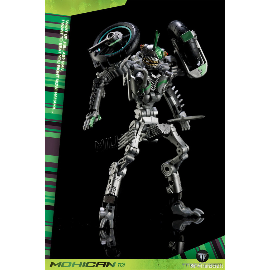 [In Stock TRANSCRAFT Transformation TC01 TC01 Mohawk Mohican Junkion MPM Action Figure Robot Toys