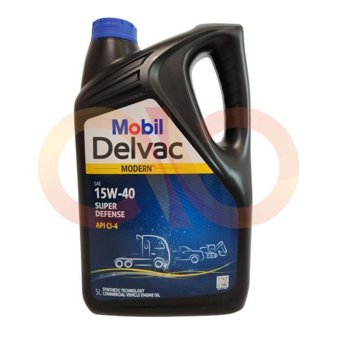 Mobil Oli Mobil Mesin Modern Diesel Delvac 15W-40 5 Ltr