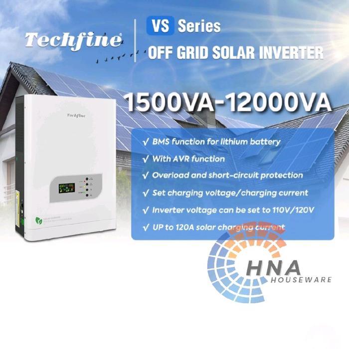 DISKON TECHFINE INVERTER HYBRID TRAFO LOW FREQUENCY 1.5KVA 3KVA 3.8KVA 5KVA 6.3KVA 10KVA 12KVA 12V