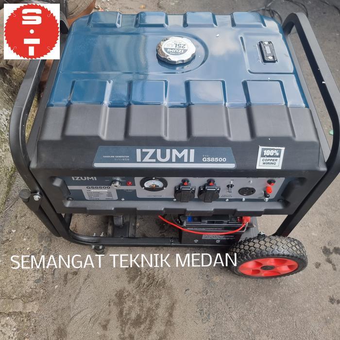 GS8500 GENSET GENERATOR LISTRIK TEMBAGA BENSIN 7500 WATT IZUMI GS 8500