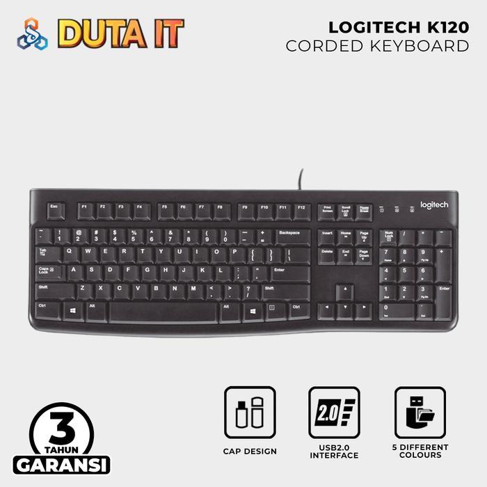 Logitech Computer - Logitech K120 / K 120 Usb Keyboard