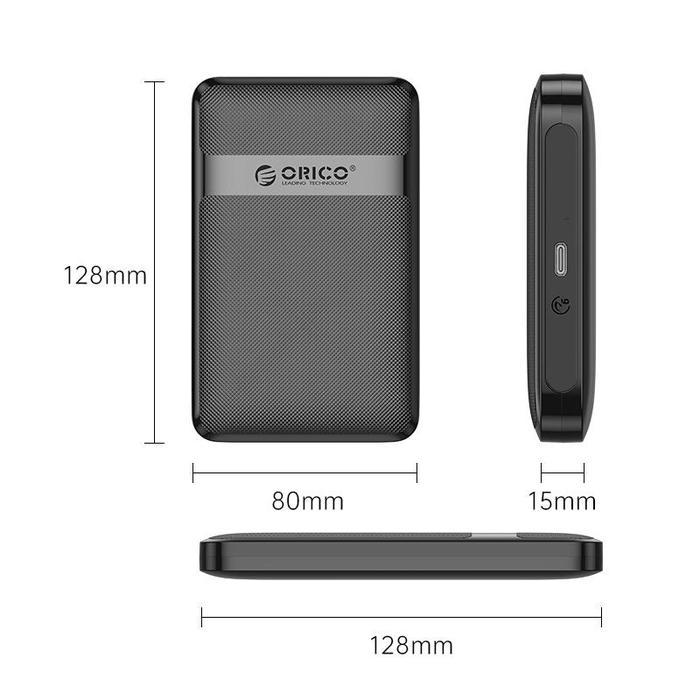 Orico 2.5 Inch Usb3.0 Usb-A To C Hard Drive Enclosure - 2577C3 - 2577C3-V1