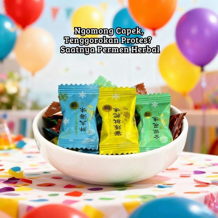 [FAVORIT] HERBAL FRUIT CANDY 6 VARIAN PERMEN DENGAN LUO HAN GUO, HONEYSUCKLE, PAT DAI HAI & MADU,