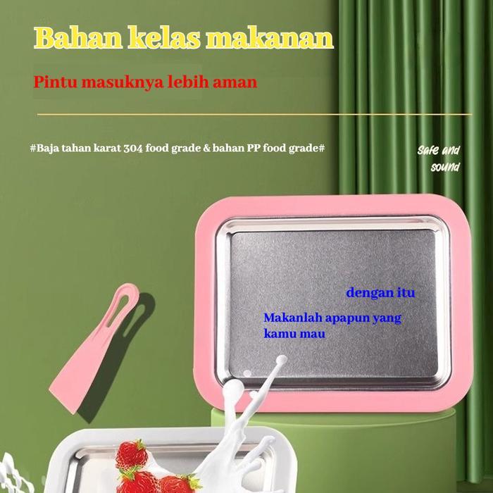 Mesin Es Krim Khusus /Alat Pembuat Ice Cream Alat Pembuat Es Krim Ice Cream Roll Yogurt Maker Yogurt
