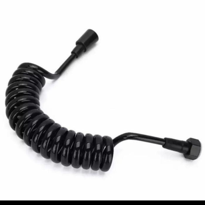 selang spiral hitam / selang shower hitam