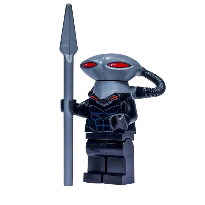 LEGO SH160 - Black Manta - Flat Silver Helmet (76027)