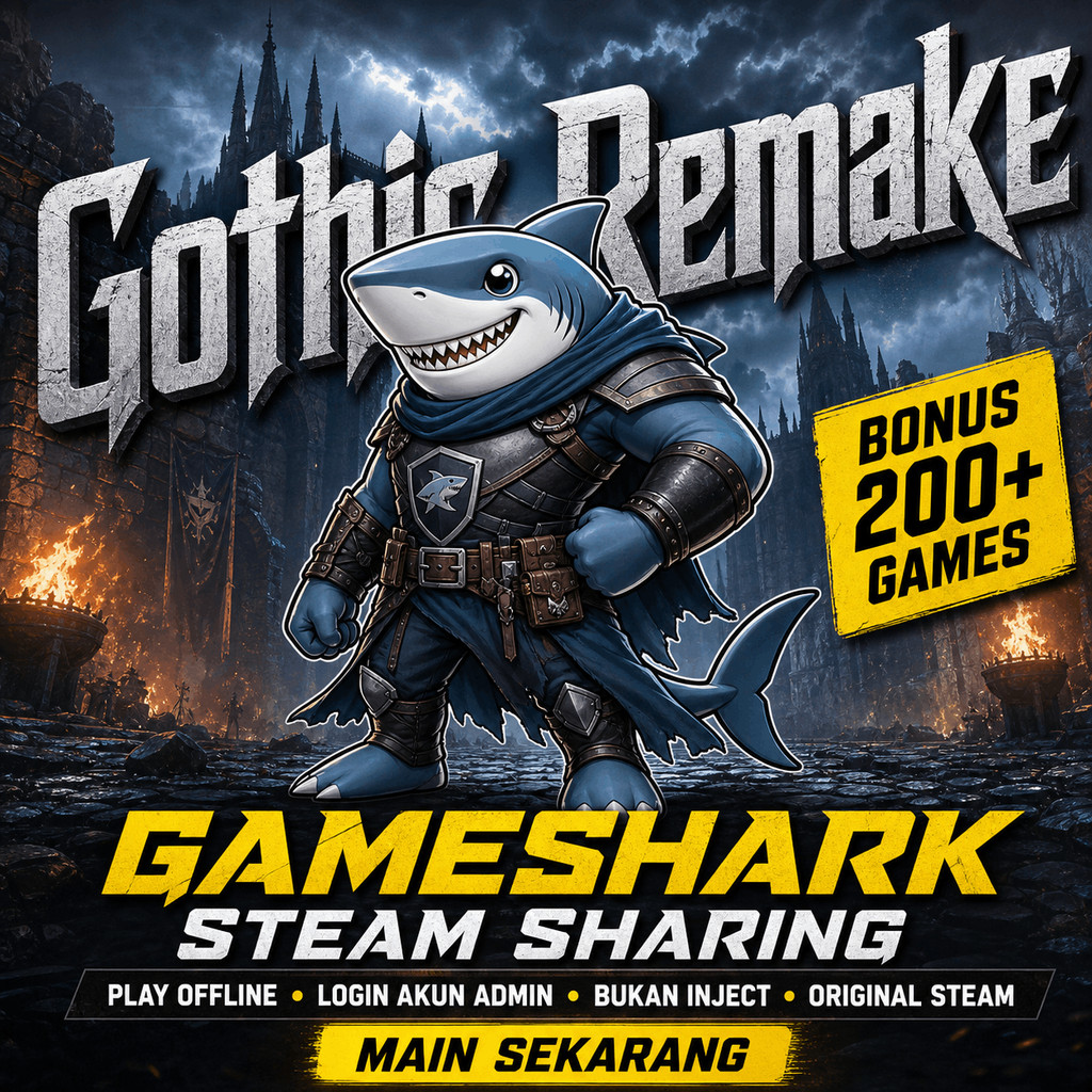 Gothic Remake PC Steam Sharing Game Digital Akses Offline Download Install Windows Laptop Komputer G