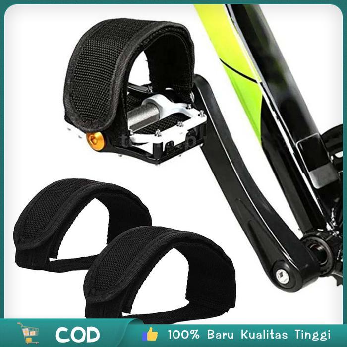 2Pcs Pedal Strap Fixie Strap Pedal Sepeda Pedal Toe Clip Pedal Toeclip Strap Fixie #Gratisongkir