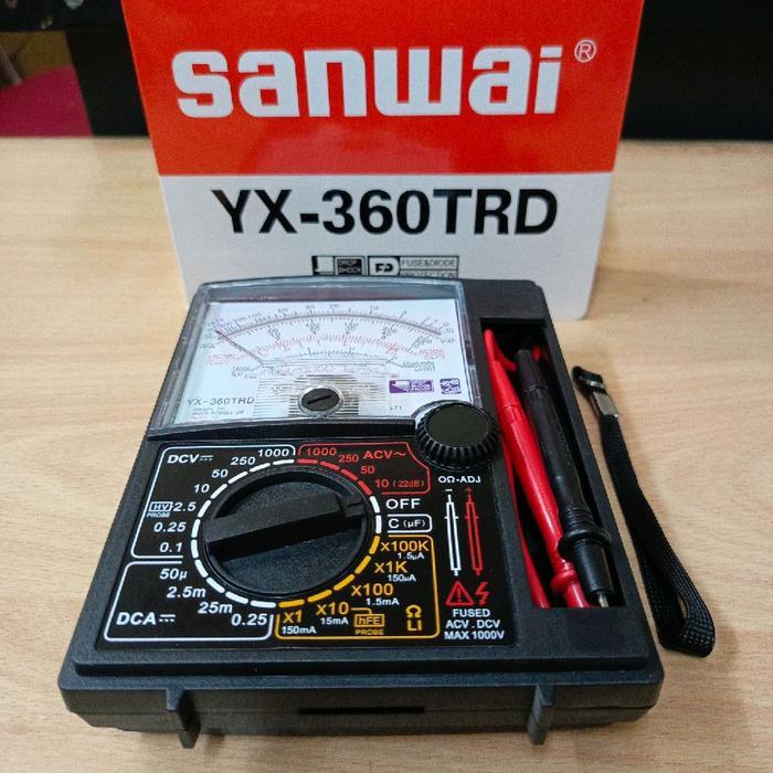 RELMARAMA MULTITESTER ANALOG SANWAI YX-360TRD AVOMETER ANALOG MULTI TESTER ANALOG