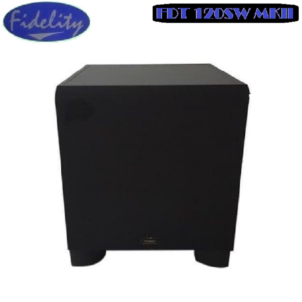 Subwoofer Aktif Fidelity FDT120SW MKII 12 Inch Hitam dengan Dolby Atmos