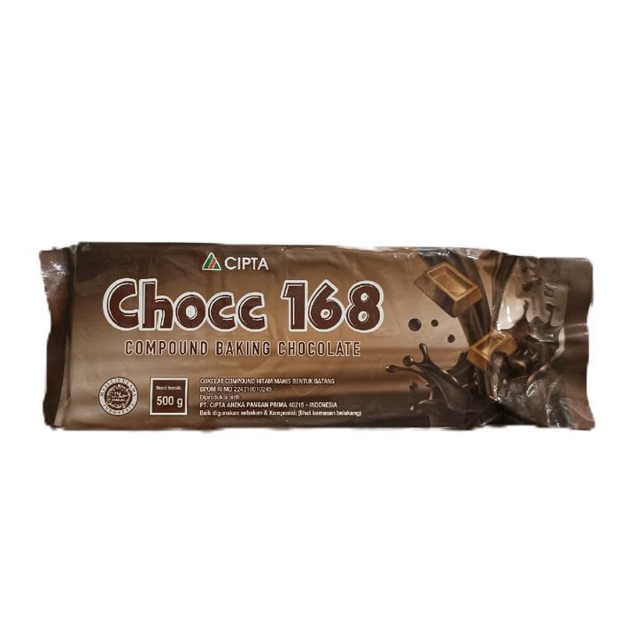 chocc 168 Compound baking chocolate coklat batang chocc 168 500gr