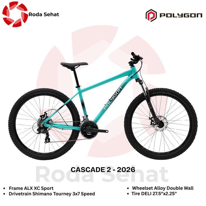 Sepeda Gunung MTB GENIO M 702 27.5" Alloy Rem Hidrolik 10 Speed SNI - Grey Black