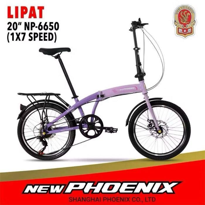 sepeda 20 lipat new phoenix dan phoenix star - Lipat Np 6652 uk 20Ungu