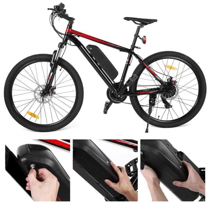 Aki Baterai Lithium Ion 48v10Ah sepeda listrik
