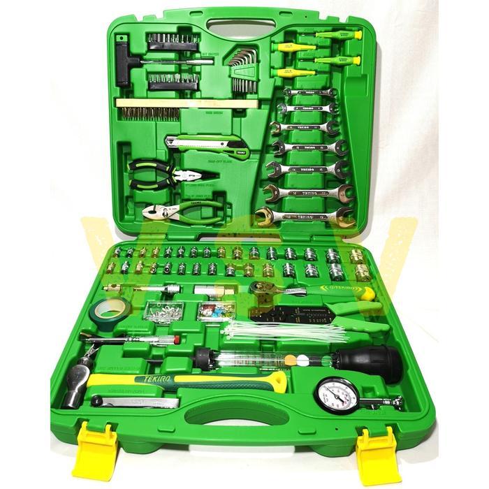 TEKIRO TOOL SET 130 PCS / TOOLSET TEKIRO 130 pcs / Mekanik tool set / mechanic TEKIRO