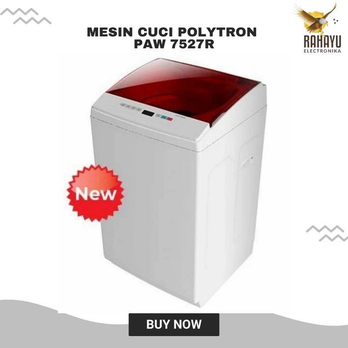 MESIN CUCI POLYTRON PAW 7527R 7.5 KG GARANSI RESMI PAW7527R