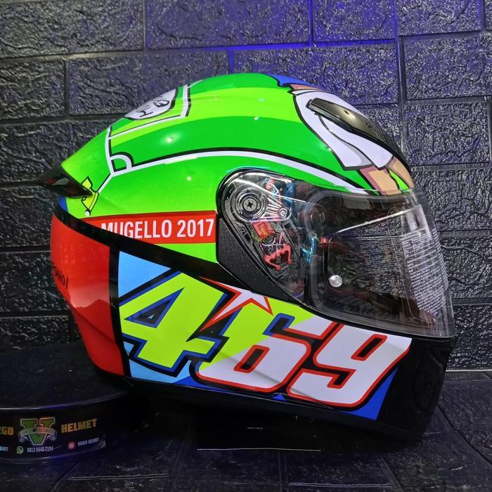 AGV K-3 SV AGV SNI FIT ROSSI MUGELO 2017 ORIGINAL PRODUK