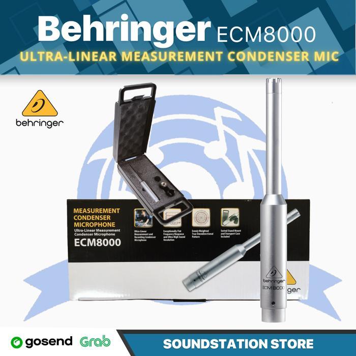 Original Behringer Ecm8000 Ultra Linear Measurement Condenser Microphone Mic Condenser Original