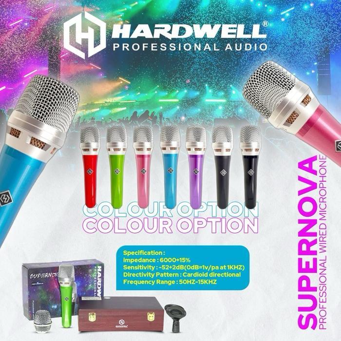 Original Microphone Kabel Hardwell Supernova Original Mikrofon Kabel Dengan Kualitas Terbaik