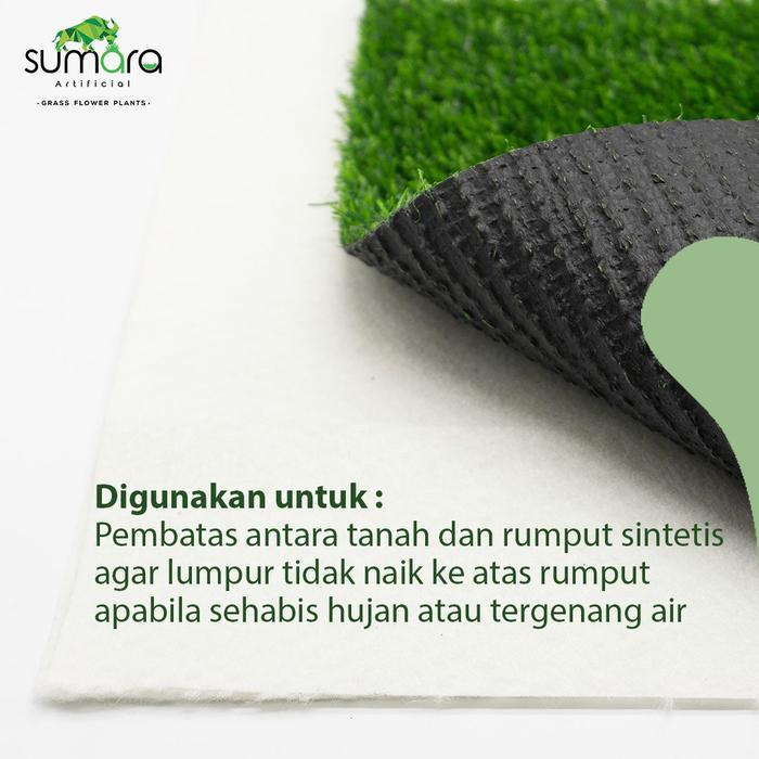 Geotextile - Membran Rumput Sintetis Pembatas tanah