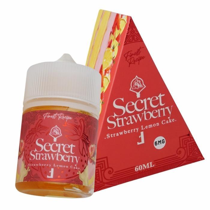 UA SECRET STRAWBERRY LEMON CAKE 60ML 3MG 6MG FREEBASE BY TRILOGY