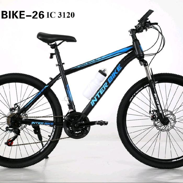 sepeda mtb uk 26 dan 27.5, merk velion dan new phoenix - interbike mtb biru 26"