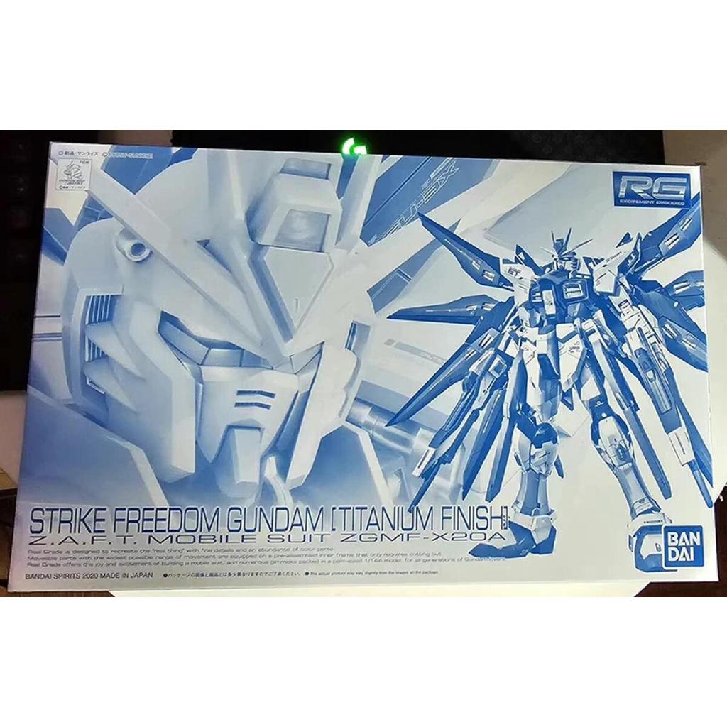 In Stock PB LIMITED RG 1144 Strike Freedom Gundam Titanium Finish Collectible Mecha Assembly Model