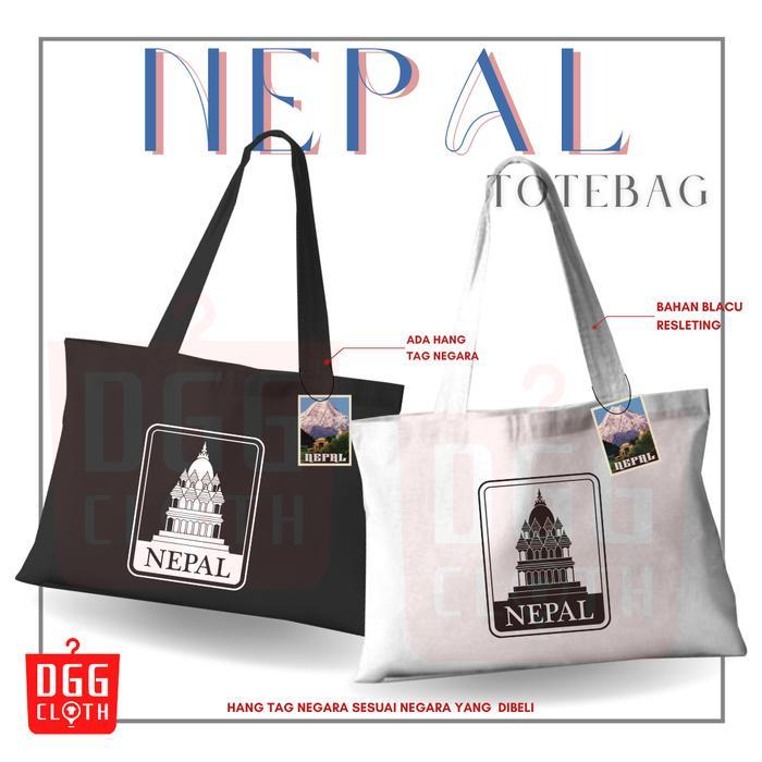 DGGCLOTHING TOTEBAG SOUVENIR NEPAL TAS OLEH OLEH NEPAL MODEL 2