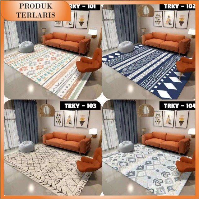 Cod Terlaris Ambal Turkey Turkey Karpet 2 Meter X 1,4 Meter Karpet Turkey