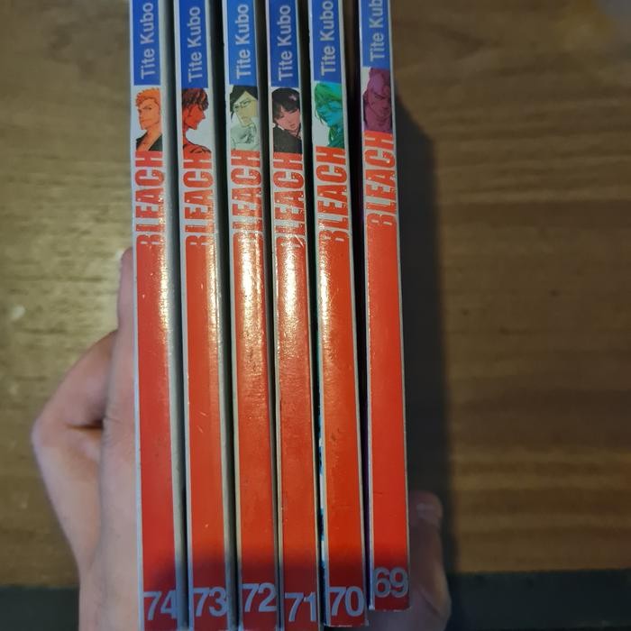Komik Bleach Super Rare Set 69-74 Kolpri Mulus 99,9% Ori