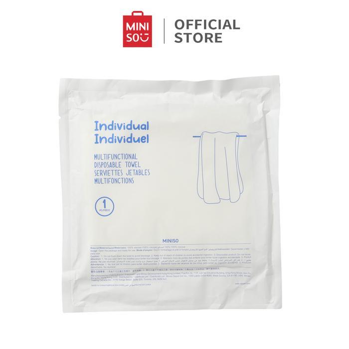 WowMurah- Miniso X Travel Handuk Kering Multifungsi Sekali Pakai Seprai/Sarung Bantal Sekali