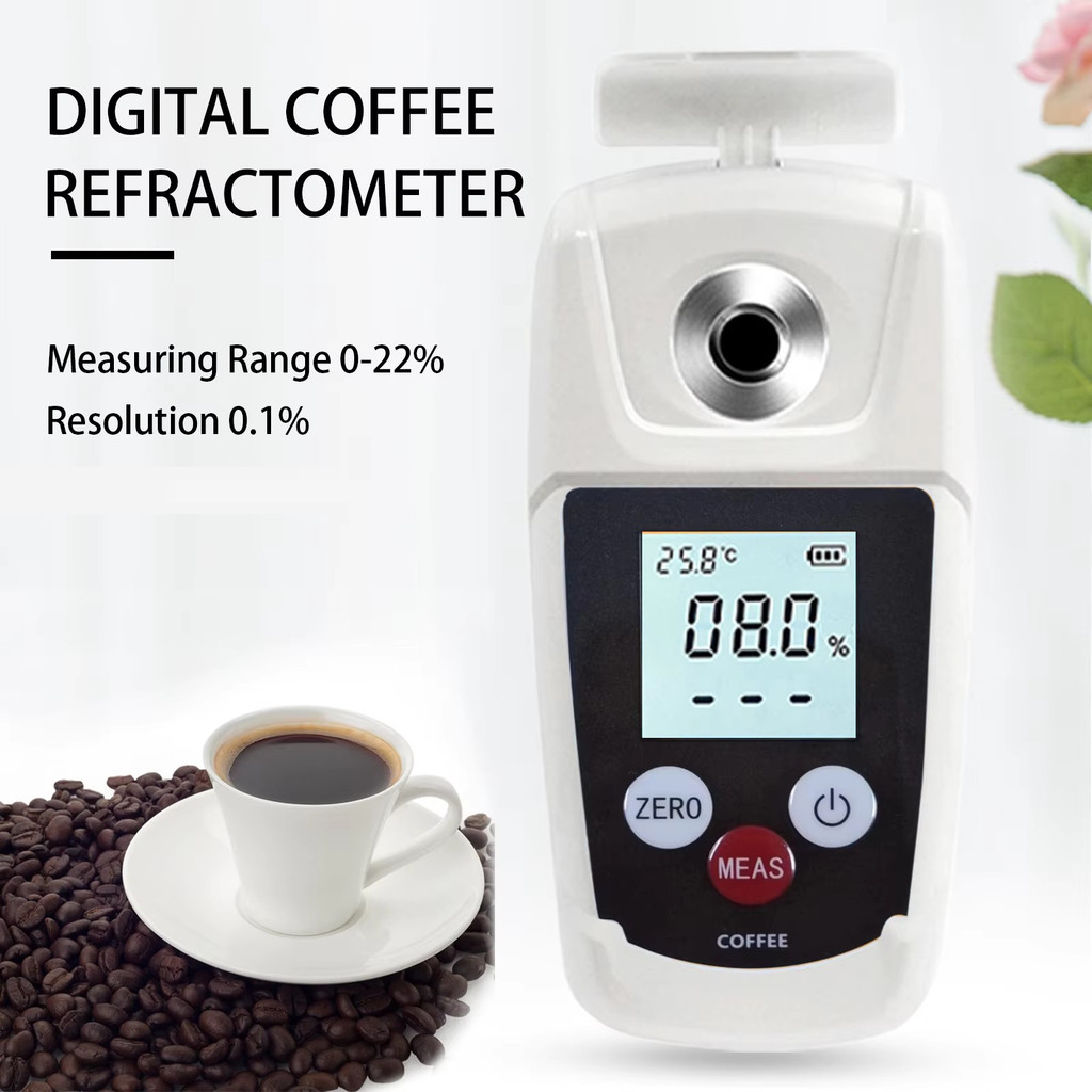0-22% Digital Coffee TDS Refractometer Pocket Coffee TDS Tester Concentration Refractometer