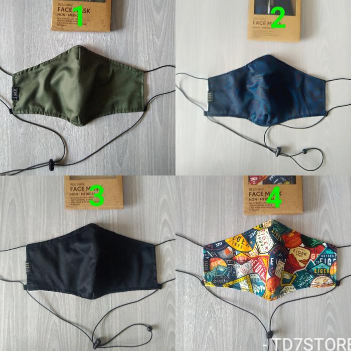 Masker Eiger Face Mask Non Medical E89 - Original