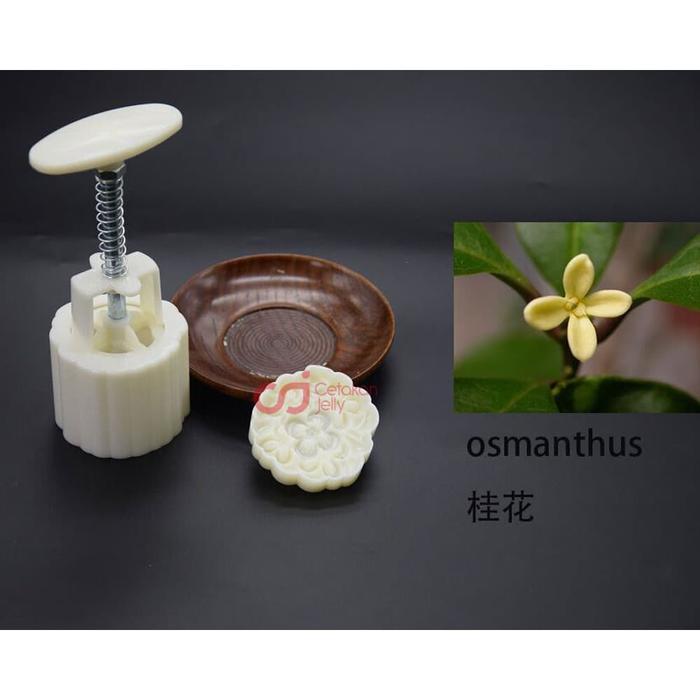 CJ Cetakan Moon Cake 50 gr Bunga Osmanthus