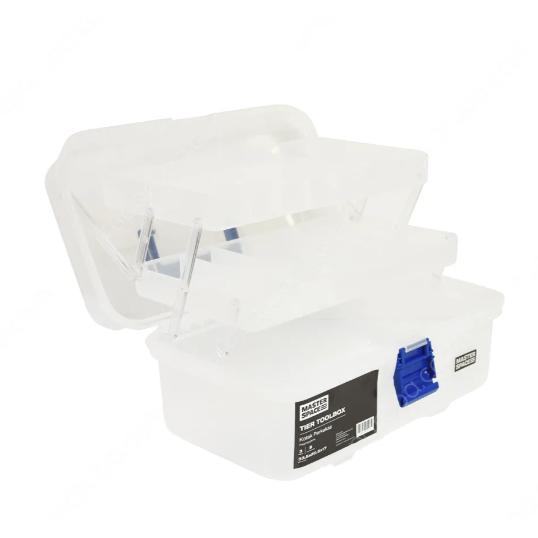 Krisbow Masterspace Toolbox Kotak Perkakas Plastik Tingkat 33 Cm