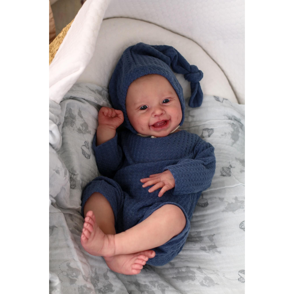 19inch Harper Lifelike Bebe Doll Reborn Popular Limited Edition Doll Newborn Doll Lifelike Soft Real