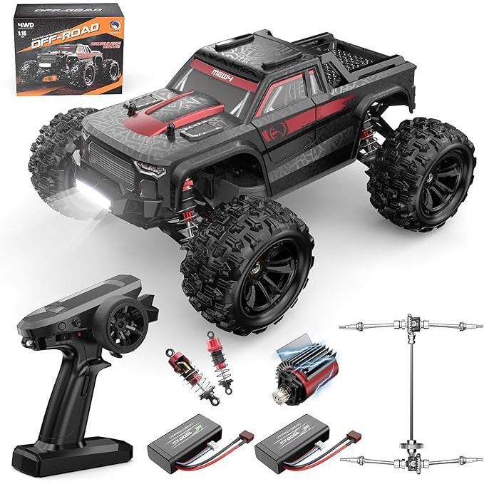 Brushless RC Car, 4X4 RC Offroad Trucks, Portable RC Cars Fast
