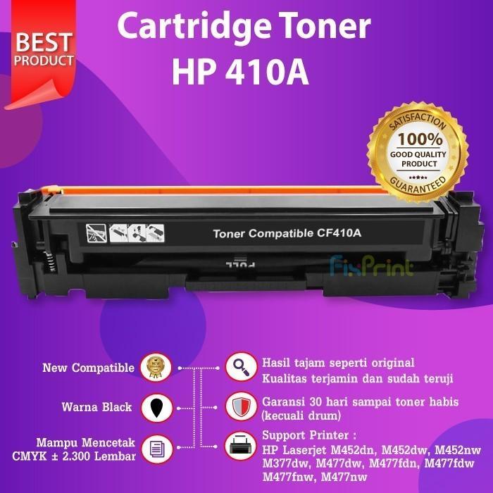 x5kr- Cartridge Toner Compatible 410A Cf410A Black Printer M452Dn M452Dw