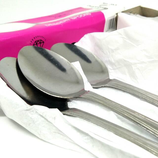 magg- Sendok Makan Diamond Sendok Makan Stainless Sendok Makan Tebal Lusinan