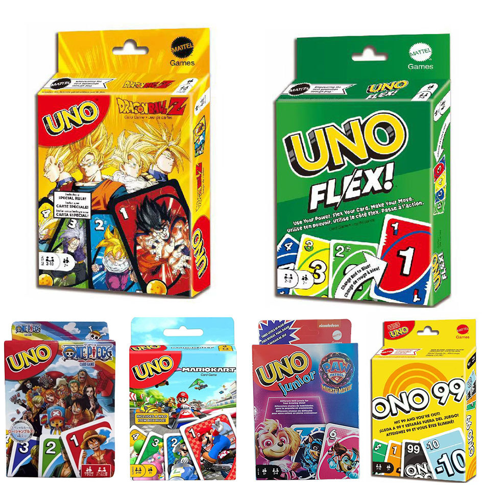 STOK TERBATAS!  Mattel Games UNO Dragon Ball Z Card Game for Family Night Featuring Tv Show Themed G