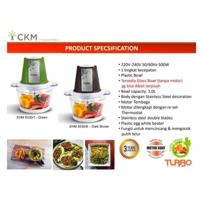 Turbo Fiore Quick Chopper Ehm 8330 Ehm8330