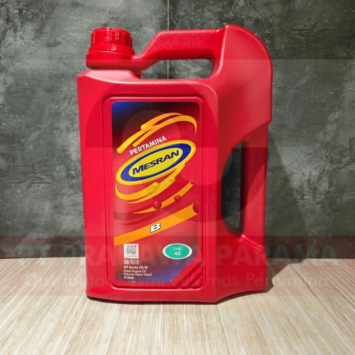 Ready Oli Pertamina Mesran B40 Diesel 4 Liter/1 Galon