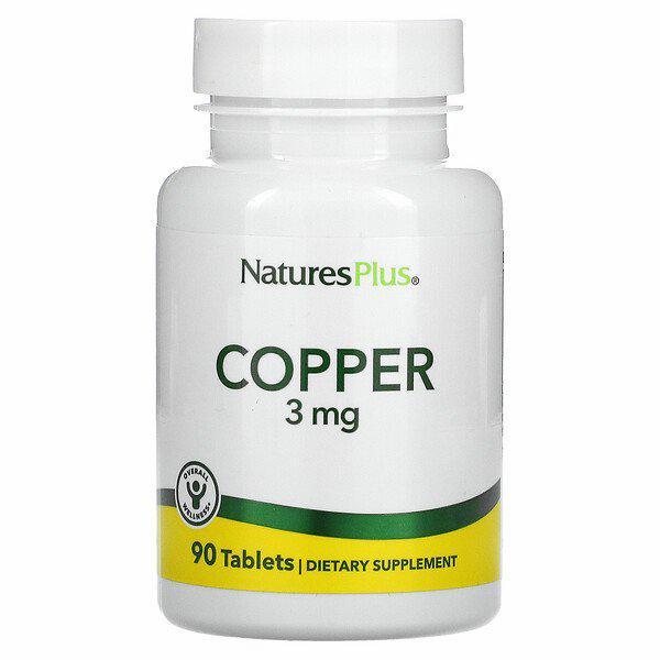 NaturesPlus Natures Plus Copper 3 mg 90 Tablets