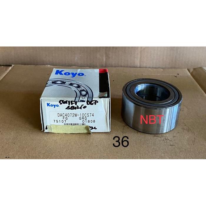 Bearing Roda Swift, Aerio (Depan) Dac4072 Koyo Japan