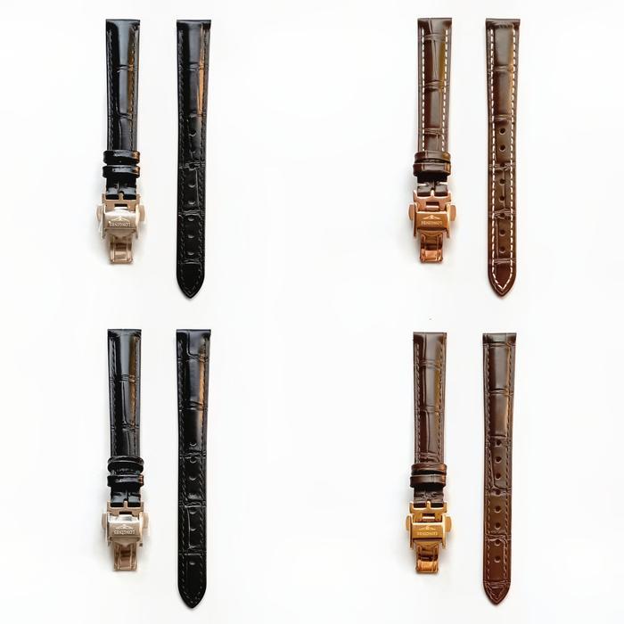 Tali Jam Tangan 14 MM Replcement Strap Leather Longines Evidenza 9016.14