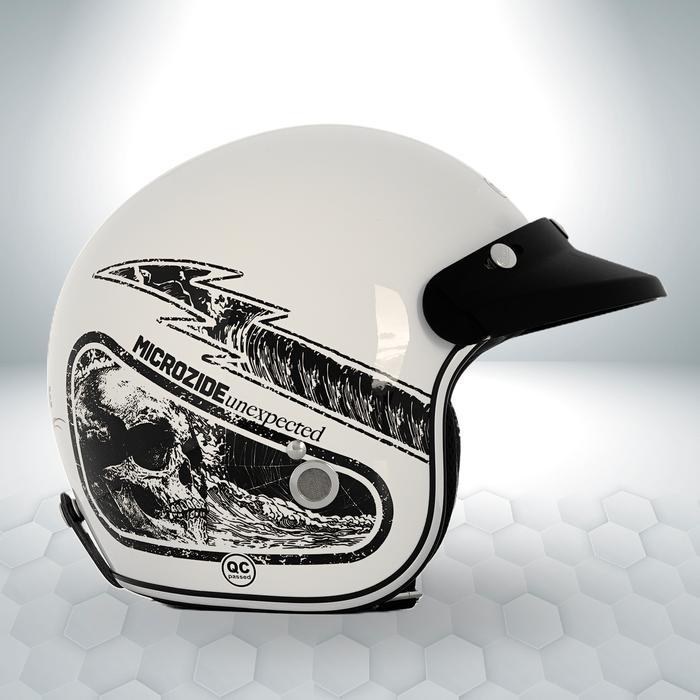 Marzano Helmet - Helm Retro Marzano X MICROZIDE - The Distort Helmet