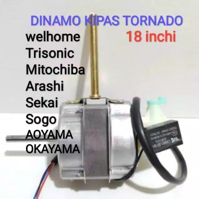 DINAMO KIPAS ANGIN TORNADO 18 INCI MITOCHIBA - ARASHI - WELHOME