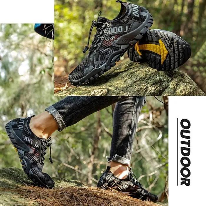 Leedoo Sepatu Hiking Pria Sepatu Gunung Sepatu Formal Outdoor Sneakers